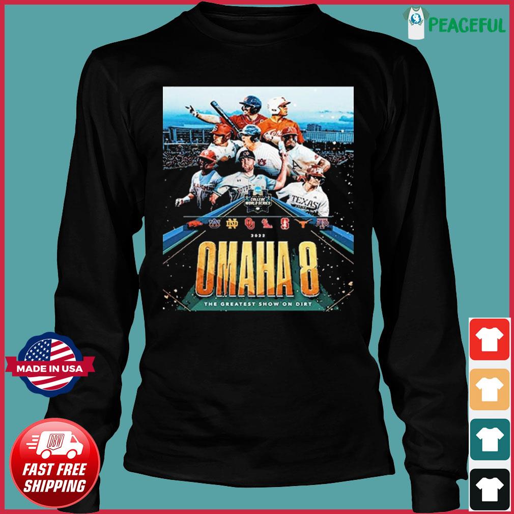 NCAA Baseball 2022 Mens College World Series MCWS The Omaha 8 Unisex T-Shirt  - REVER LAVIE