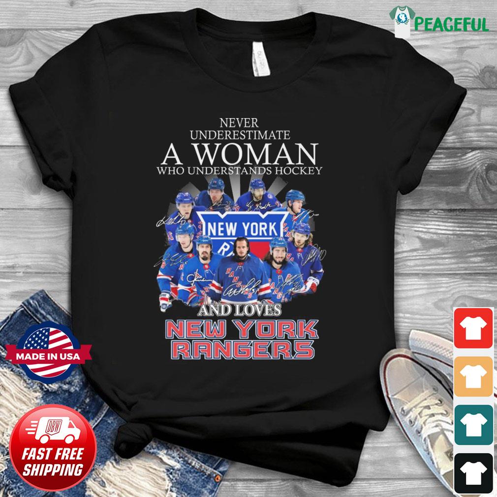 Never Underestimate A Woman Who Understands Hockey And Love New