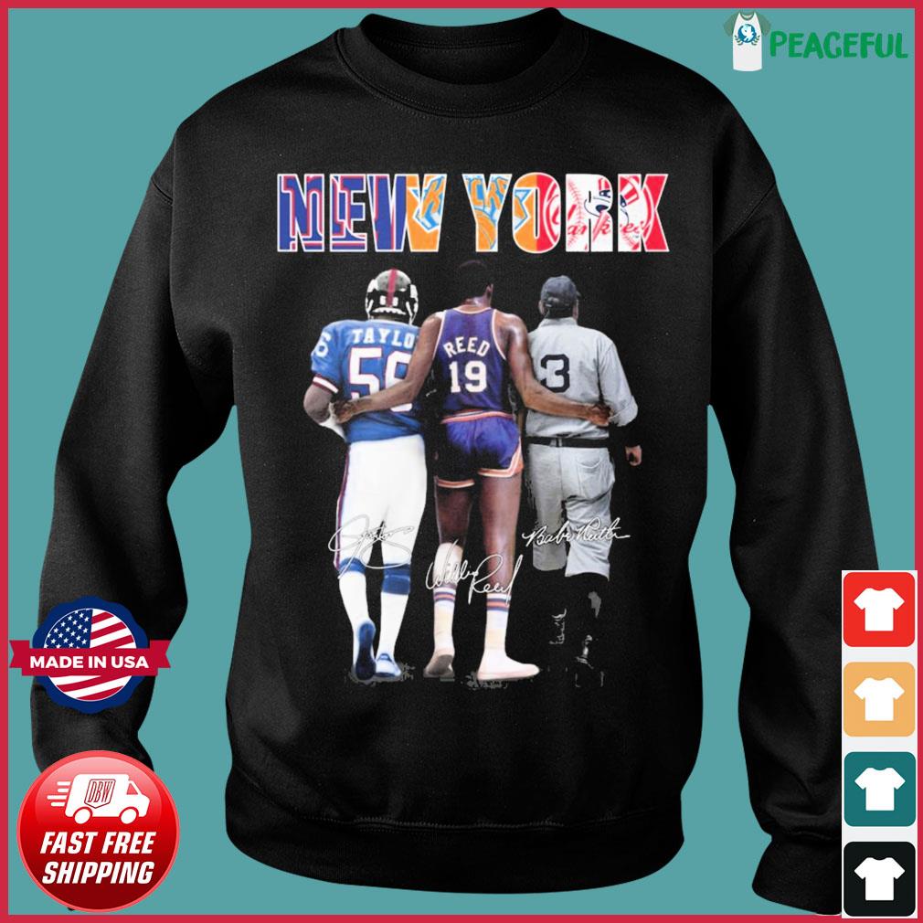 Official New York City sport team Lawrence Taylor Willis Reed and