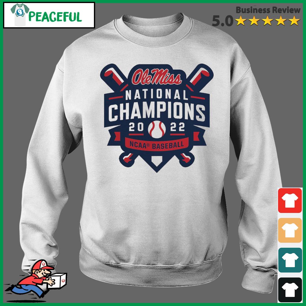 Ole Miss Rebels 2022 NCAA Men's Baseball College World Series Champions  Logo shirt, hoodie, sweater, long sleeve and tank top