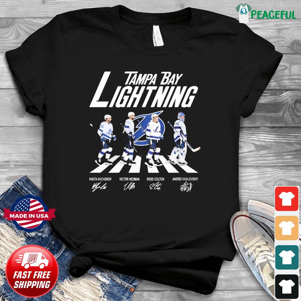 The Tampa Bay Lightning Hockey Team Eastern Champions Abbey Road Signatures  Shirt, hoodie, sweater, long sleeve and tank top