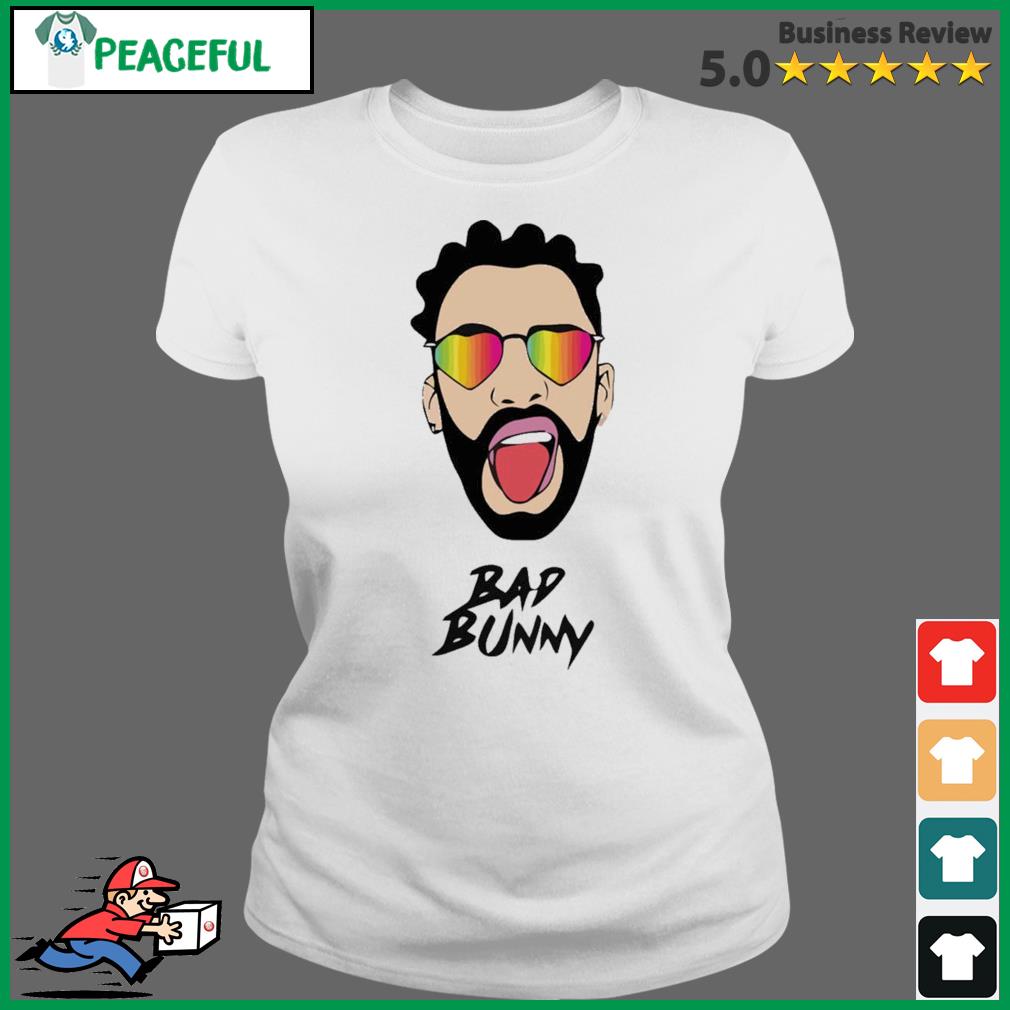 Bad Bunny Dodgers Heart Glasses Shirt, hoodie, sweater, long sleeve and  tank top