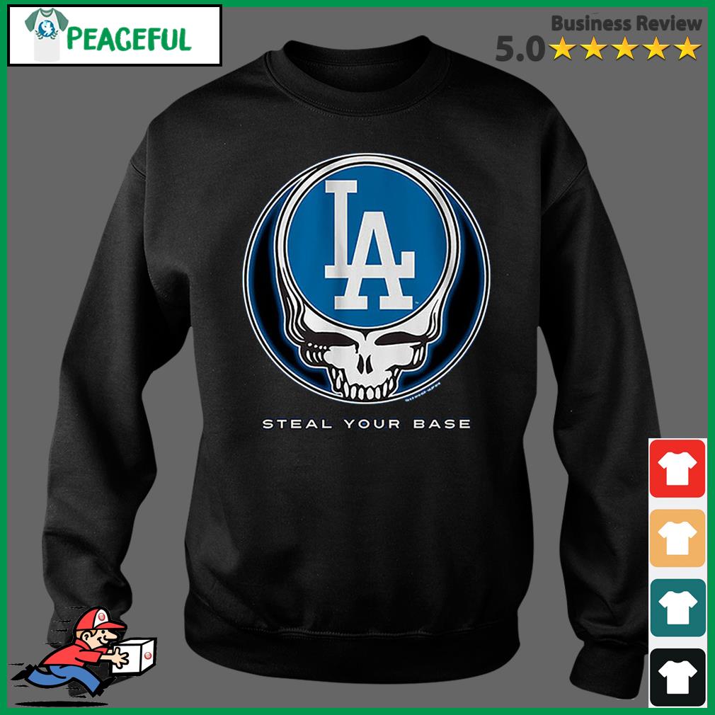 Los Angeles Dodgers Grateful Dead Logo Shirt - High-Quality Printed Brand