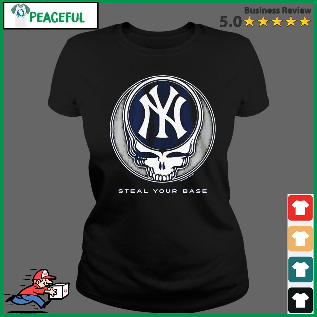 New York Yankees Grateful Dead Steal Your Base Shirt, hoodie, sweater, long  sleeve and tank top