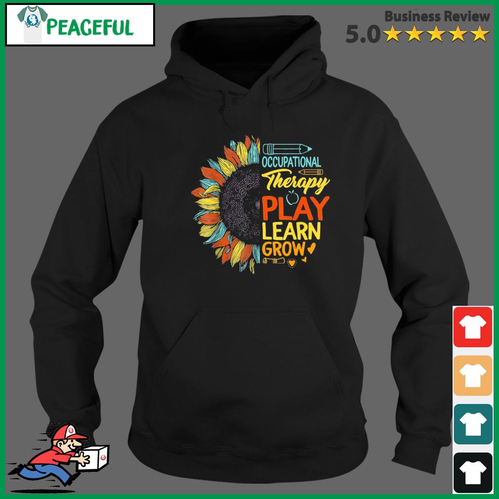 Occupational Therapy Vintage Sunflower Therapist Assistant Shirt Hoodie