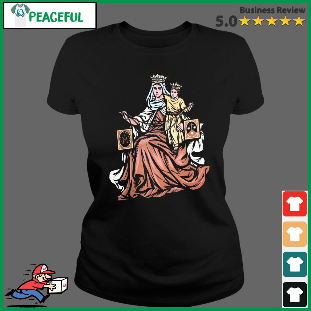 Our Lady Of Mount Carmel Scapular St Teresa Of Avila Simon Shirt Ladies Tee