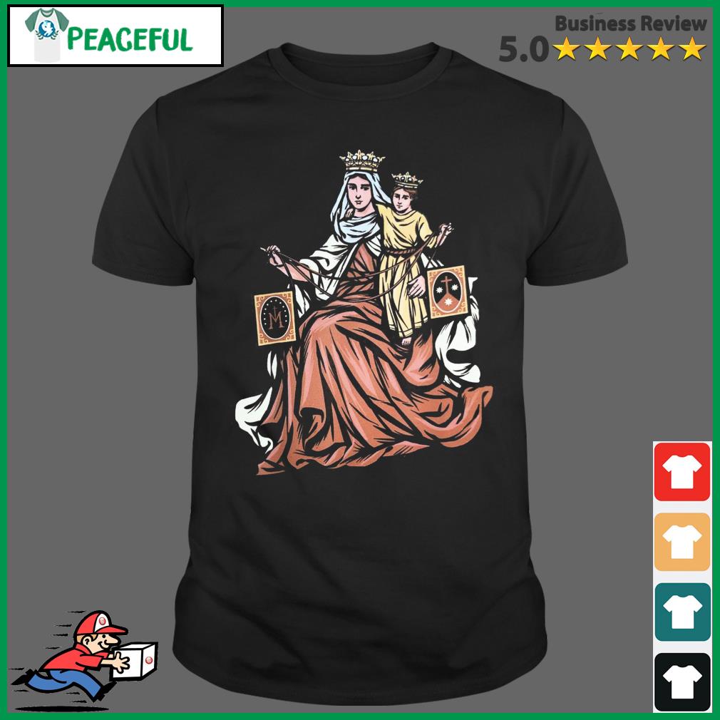 Our Lady Of Mount Carmel Scapular St Teresa Of Avila Simon Shirt