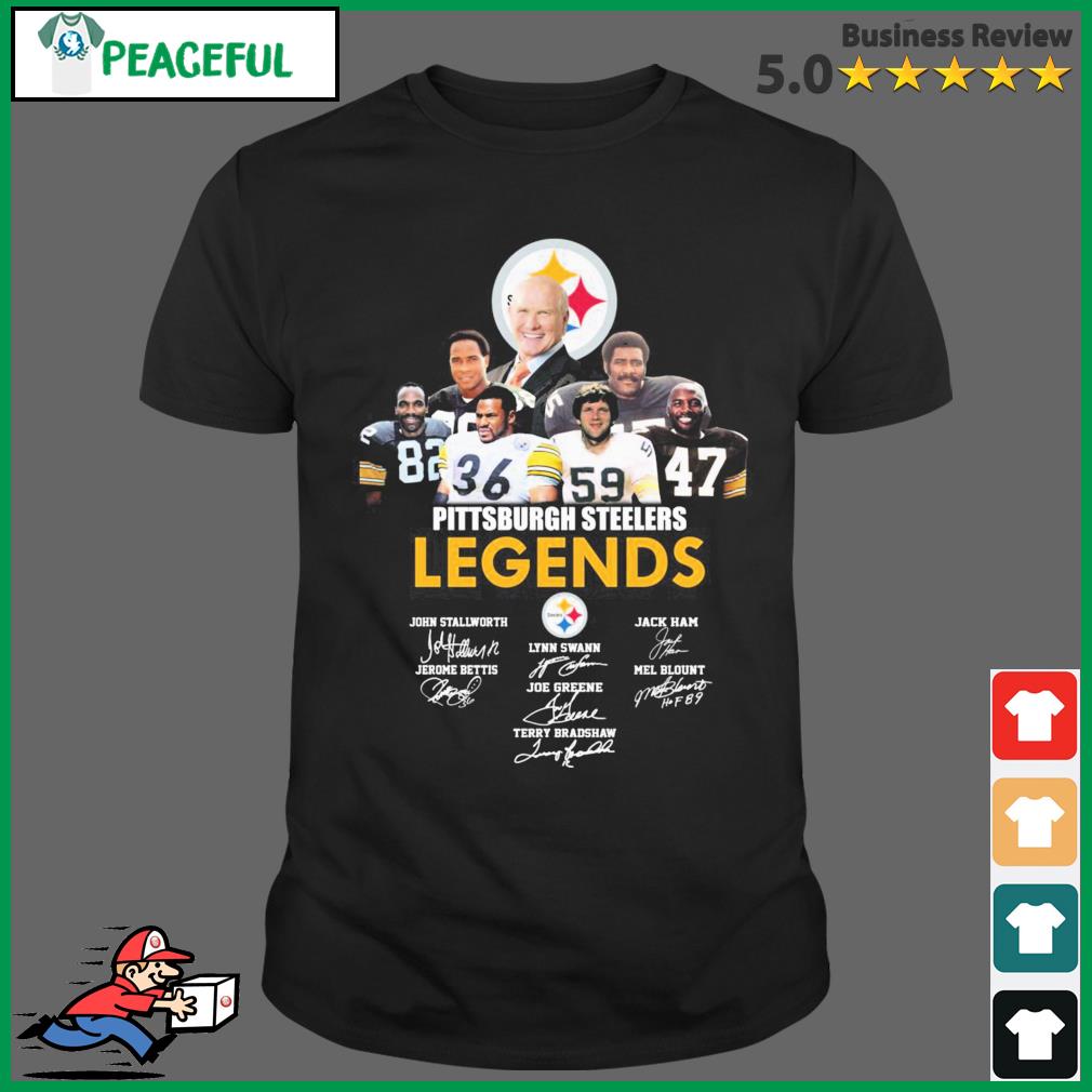 Pittsburgh Steelers Legends Team Signatures Shirt, hoodie, sweater, long  sleeve and tank top