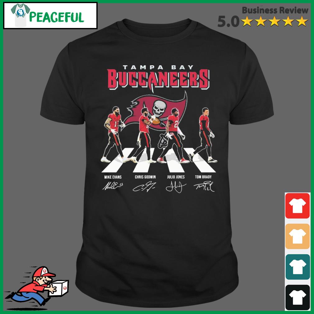 Tampa Bay Buccaneers Abbey Road Mike Evans Chris Godwin Julio Jones Tom  Brady Shirt Sweatshirt, Hoodie