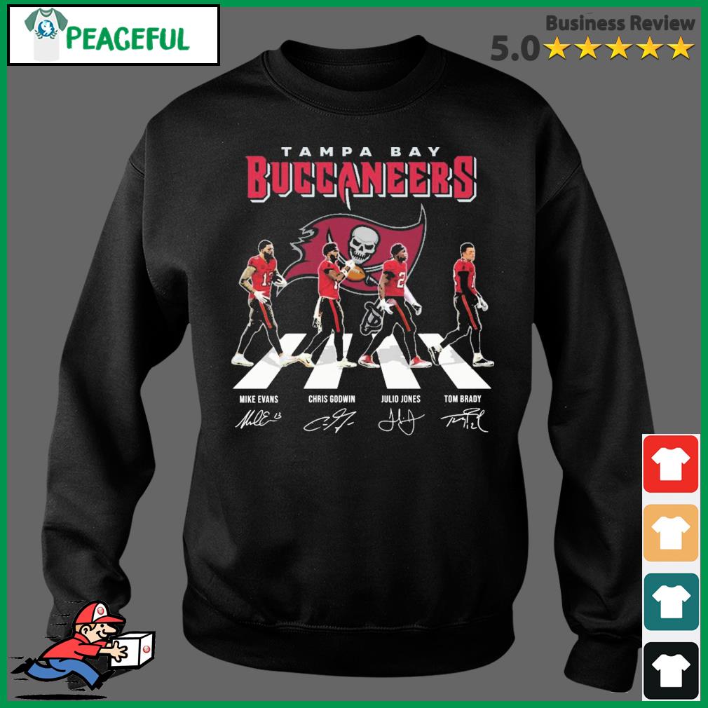 Tampa Bay Buccaneers Abbey Road Mike Evans Chris Godwin Julio Jones Tom  Brady Shirt Sweatshirt, Hoodie