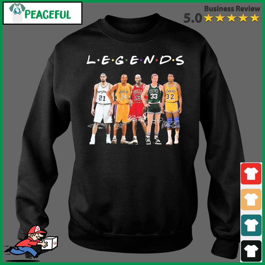 The Legends Friends NBA Best Players Signatures Shirt