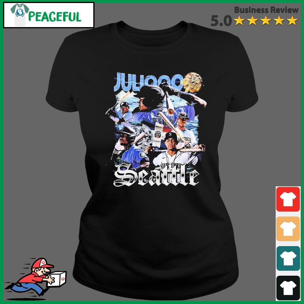 Vintage Baseball Player Julio Rodriguez MLB Mariners Unisex T