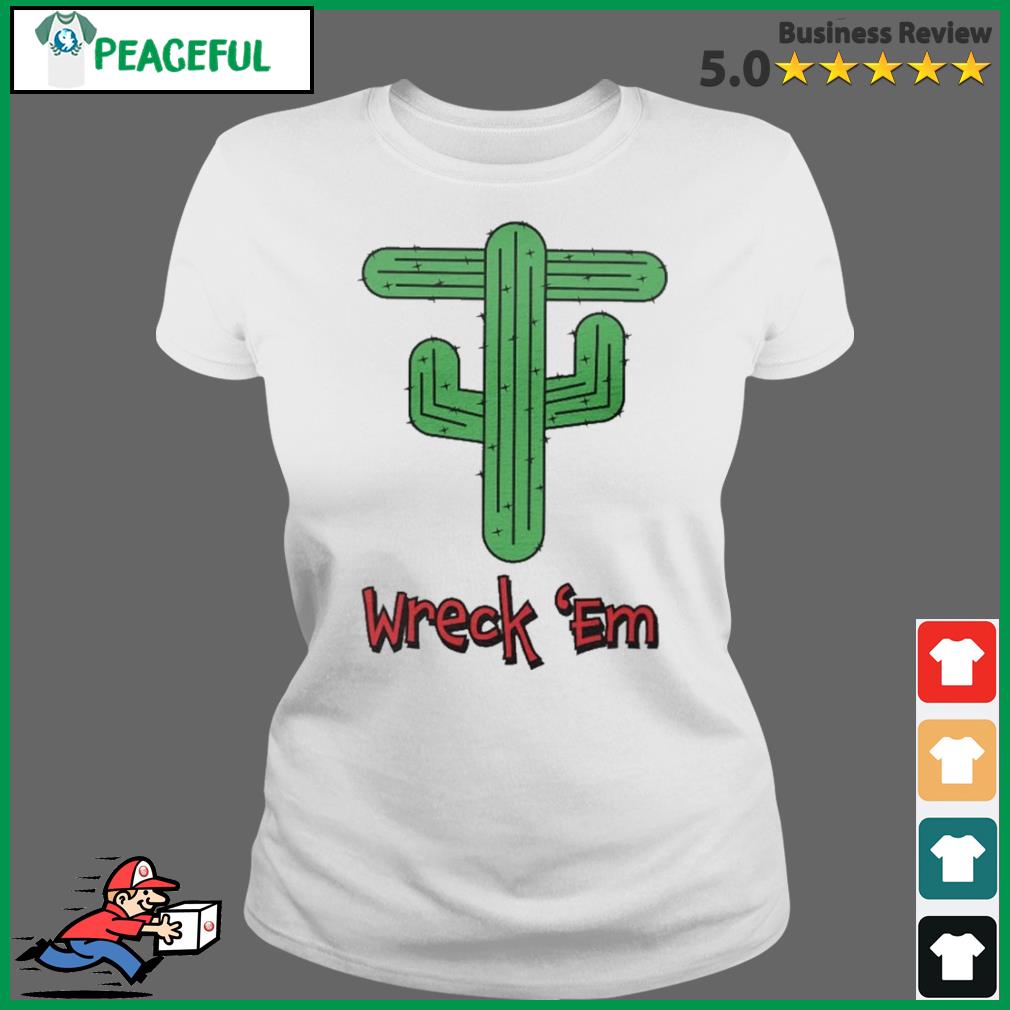 Wreck Em Cactus T Shirt Patrick Mahomes Texas Tech Red Raiders