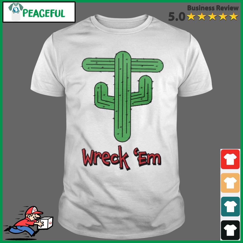 Wreck Em Cactus T Shirt Patrick Mahomes Texas Tech Red Raiders