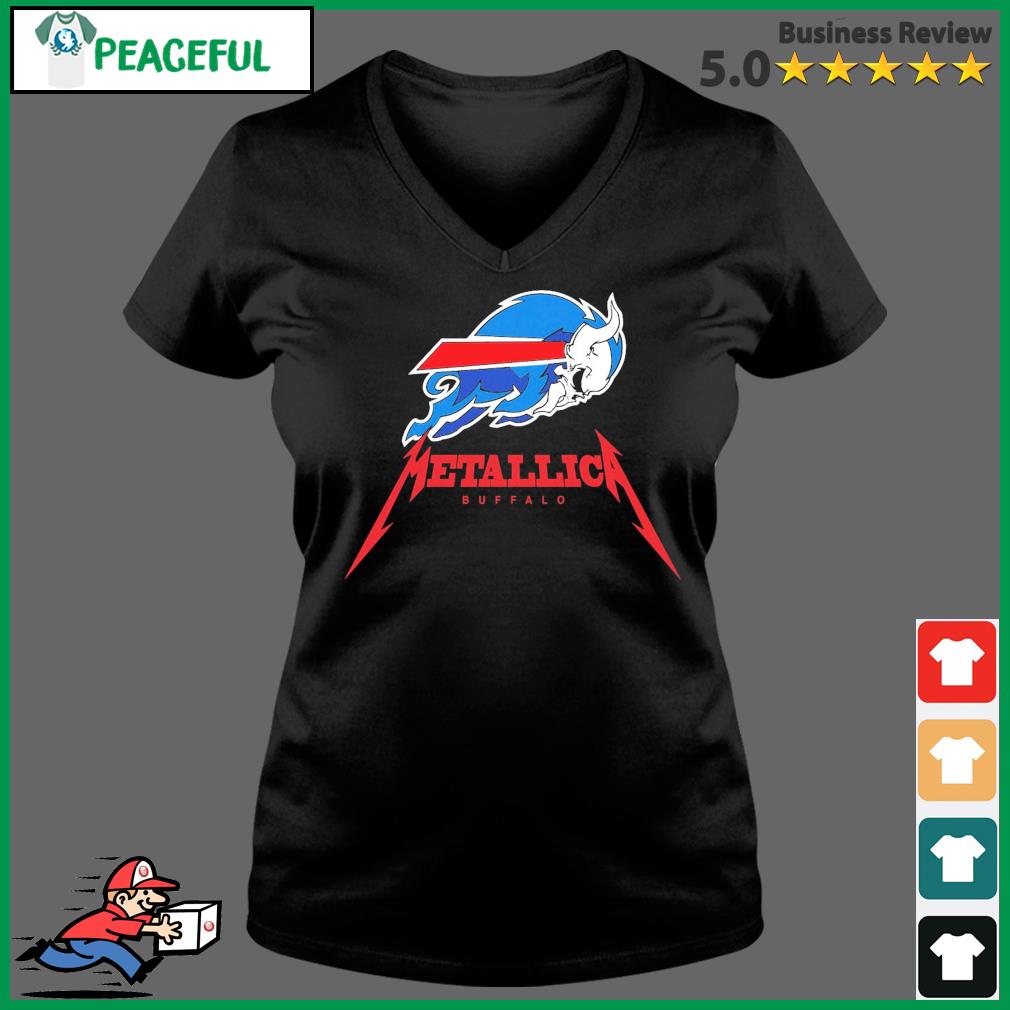 Metallica Buffalo Bills T Shirt for Today 