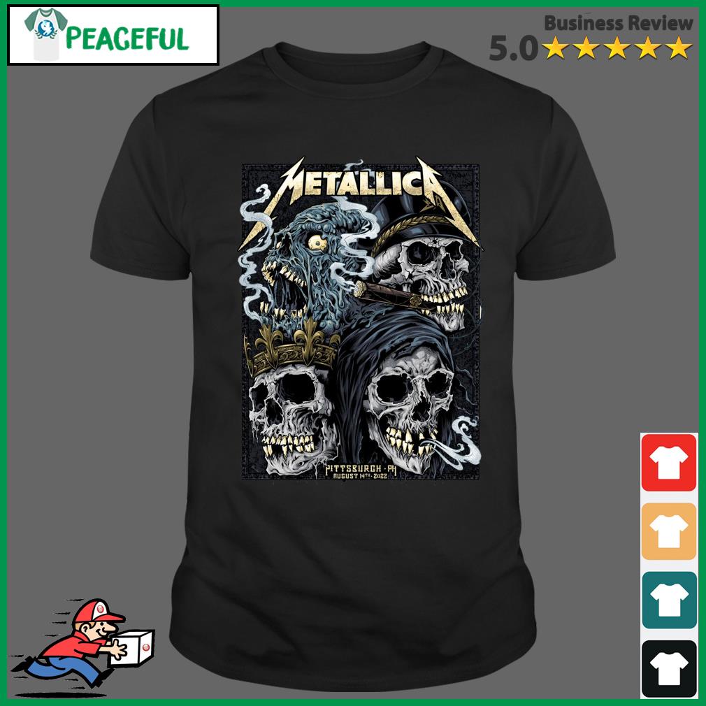 Metallica band skull Green Bay Packers shirt, hoodie, sweater, long sleeve  and tank top