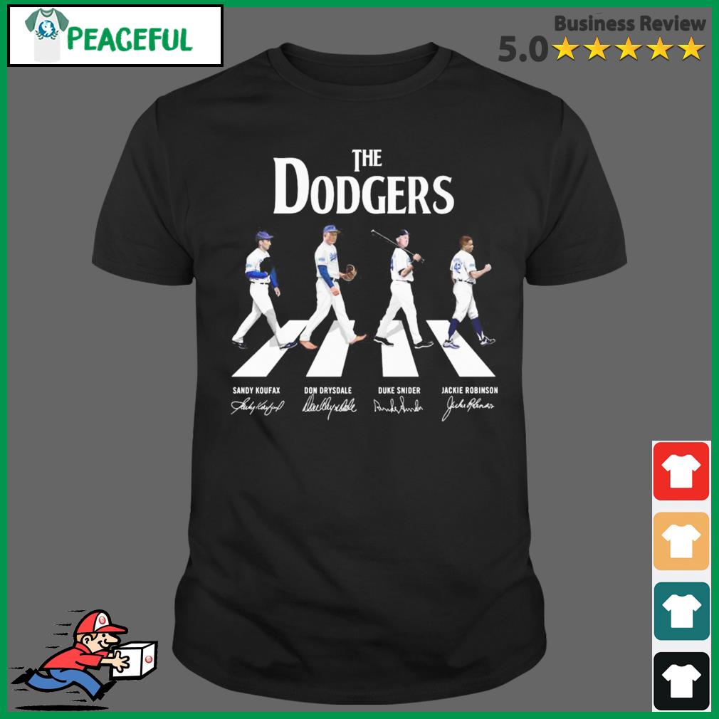 Offifial The Dodgers Abbey Road Signatures Los Angeles Dodgers