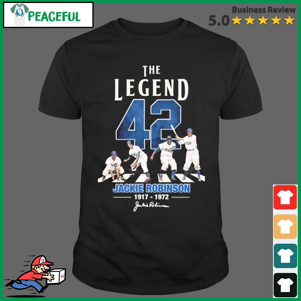 Jackie Robinson 42 Los Angeles Dodgers Signature Shirt, hoodie, sweater,  long sleeve and tank top