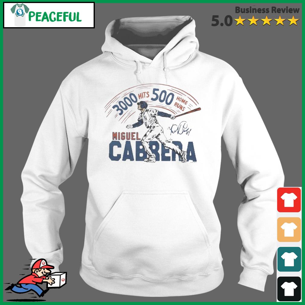 Miguel Cabrera 500 Home Runs 3000 Hits Club Baseball shirt, hoodie, sweater  and long sleeve