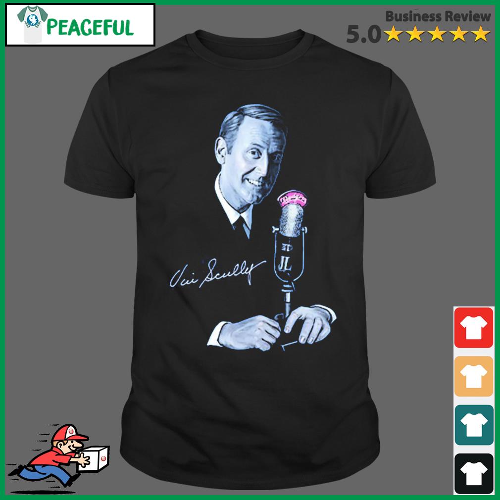 Vin Scully Microphone Shirt, hoodie, sweater, long sleeve and tank top