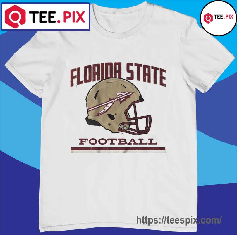 Florida State: Vintage Football Helmet Shirt + Hoodie - FSU