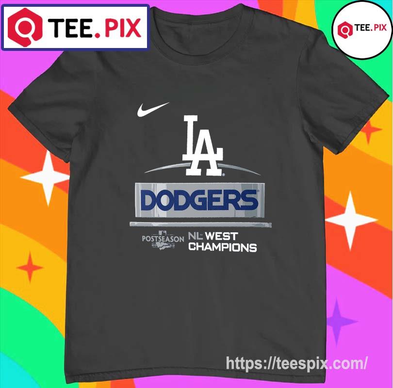Los Angeles Dodgers NL West Champions 2022 Postseason Shirt