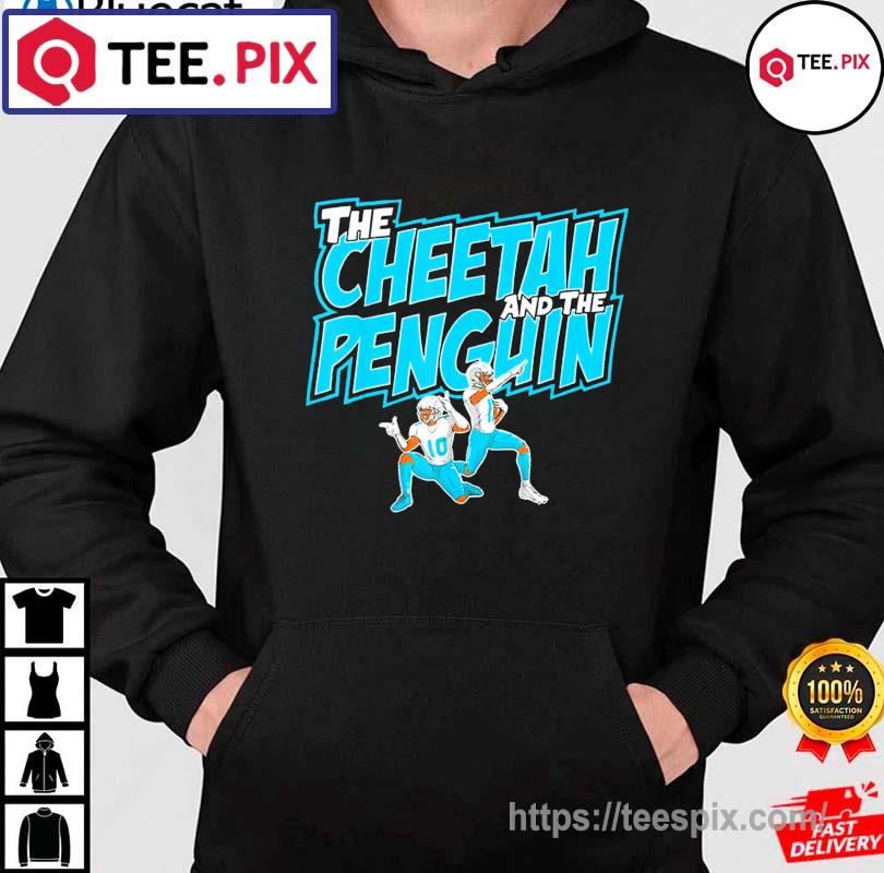 The cheetah and the Penguin Miami Dolphins shirt, hoodie, sweater, long  sleeve and tank top