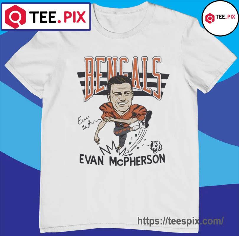 Official Bengals Evan McPherson signature shirt, sweater and hoodie