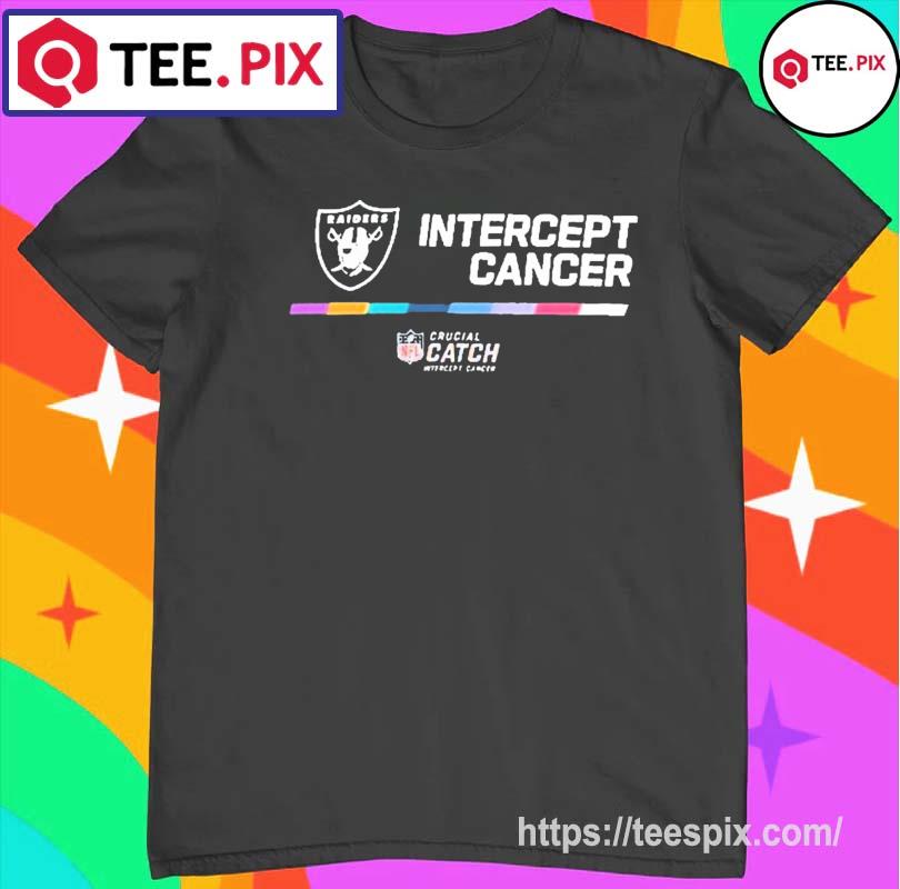 Las Vegas Raiders NFL Crucial Catch Intercept Cancer shirt, hoodie