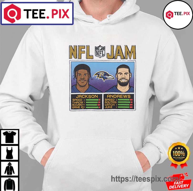 NFL Jam Ravens Jackson And Andrews shirt, hoodie, sweater, long sleeve and  tank top