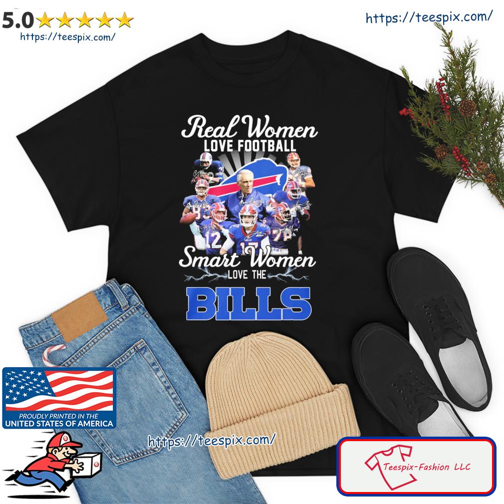 Official real women love football smart women love the Buffalo