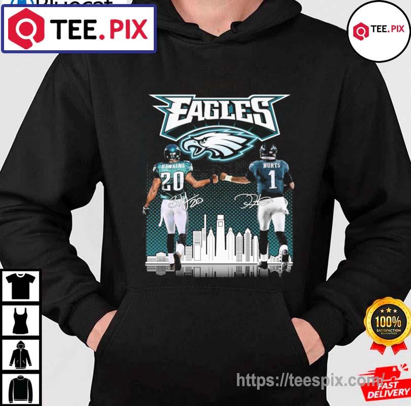 Philadelphia Eagles Brian Dawkins And Jalen Hurts Signatures Shirt, hoodie,  sweater, long sleeve and tank top