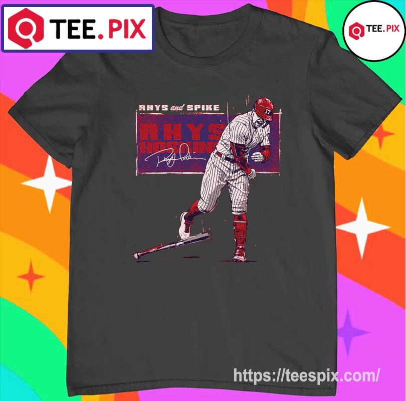 Official rhys Hoskins Philadelphia Rhys And Spike Signature Shirt, hoodie,  sweater, long sleeve and tank top