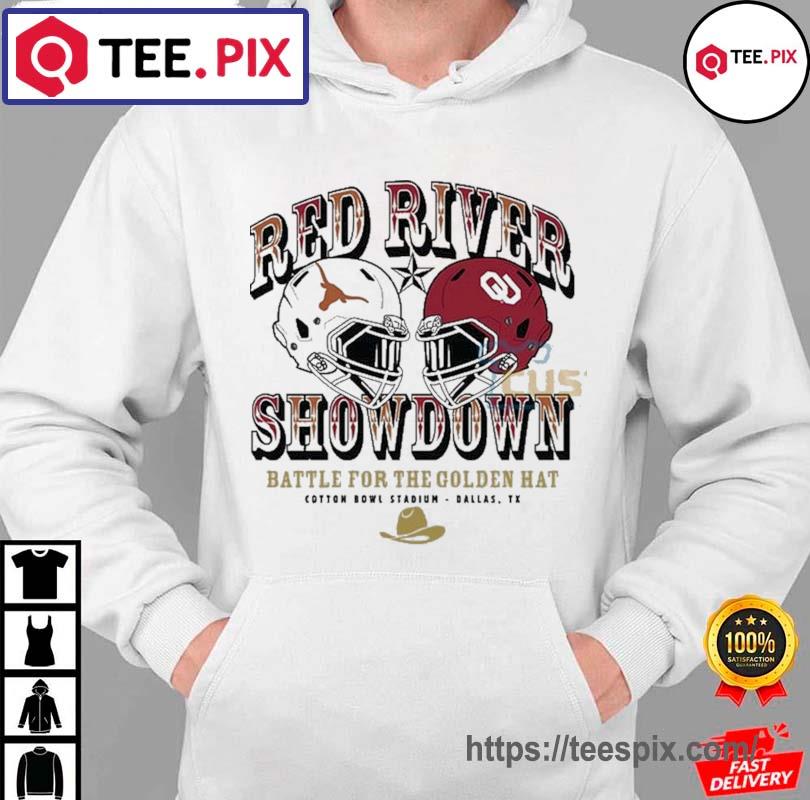 Official NFL Shop Texas Longhorns Vs. Oklahoma Sooners Champion 2022 Red  River Showdown shirt, hoodie, sweater, long sleeve and tank top