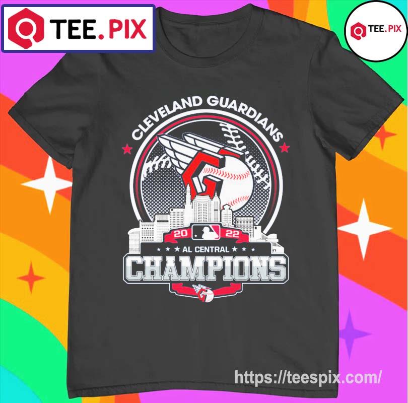 Cleveland guardians navy 2022 al central division champions shirt