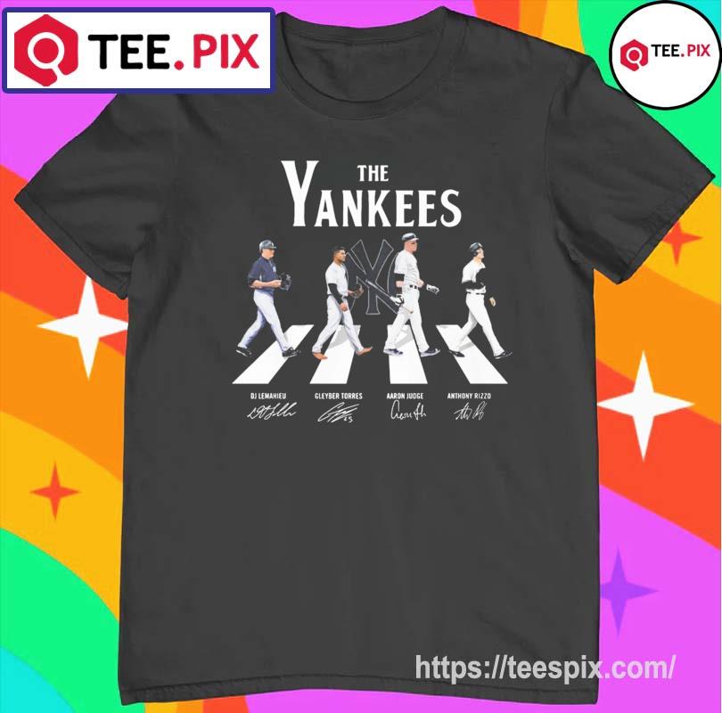 The Yankees Abbey Road Signatures Shirt, hoodie, tank top, sweater and long  sleeve t-shirt