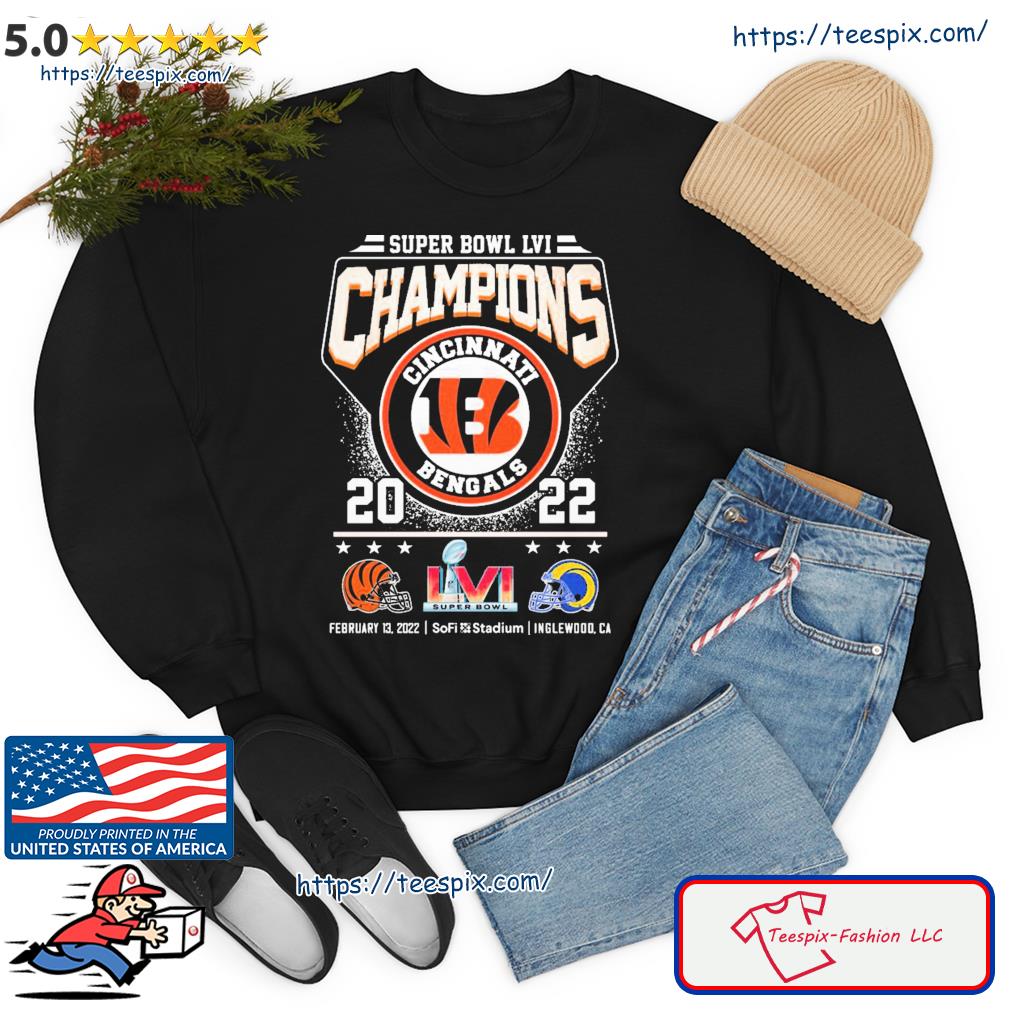 Super Bowl LVI Champions Cincinnati Bengals 2022 Shirt, hoodie, sweater,  long sleeve and tank top