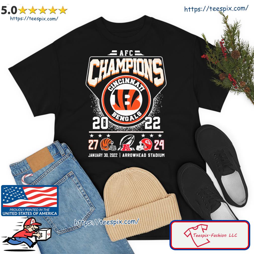 Cincinnati bengals 2022 afc champs shirt, hoodie, sweater, long sleeve and  tank top