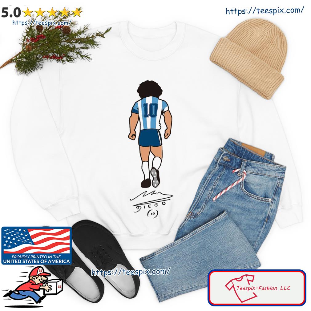 Cute Cartoon Design D10s The Legends Diego Maradona shirt - Kingteeshop