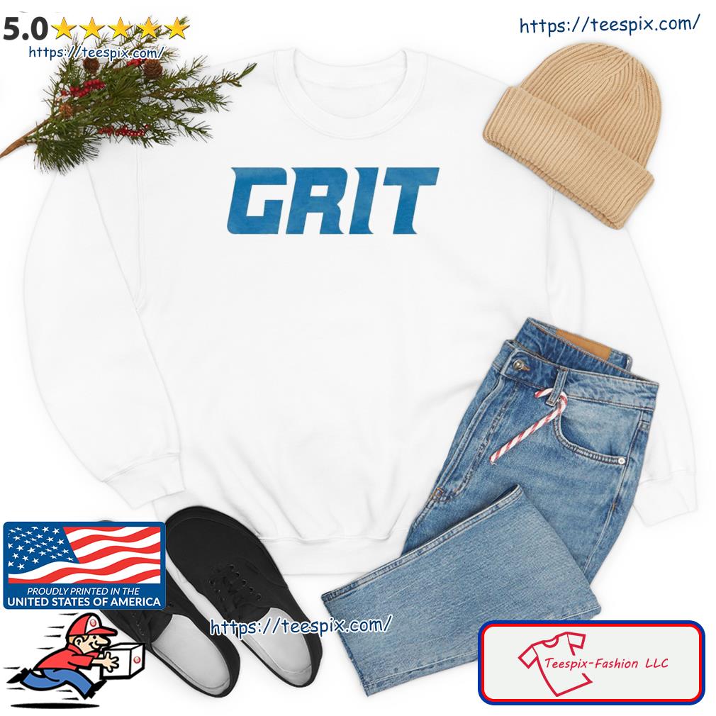 Detroit Lions Grit T-Shirt - Brixtee Apparel