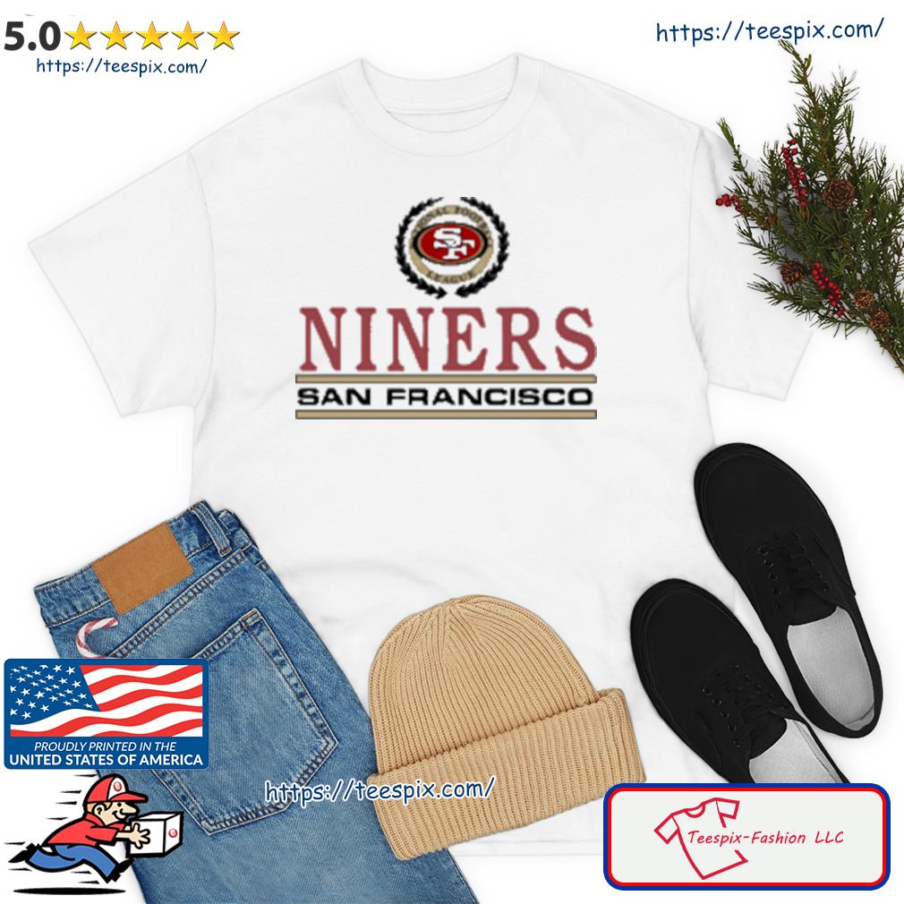 San Francisco The 49ers Way T-Shirt from Homage. | Officially Licensed Vintage NFL Apparel from Homage Pro Shop.