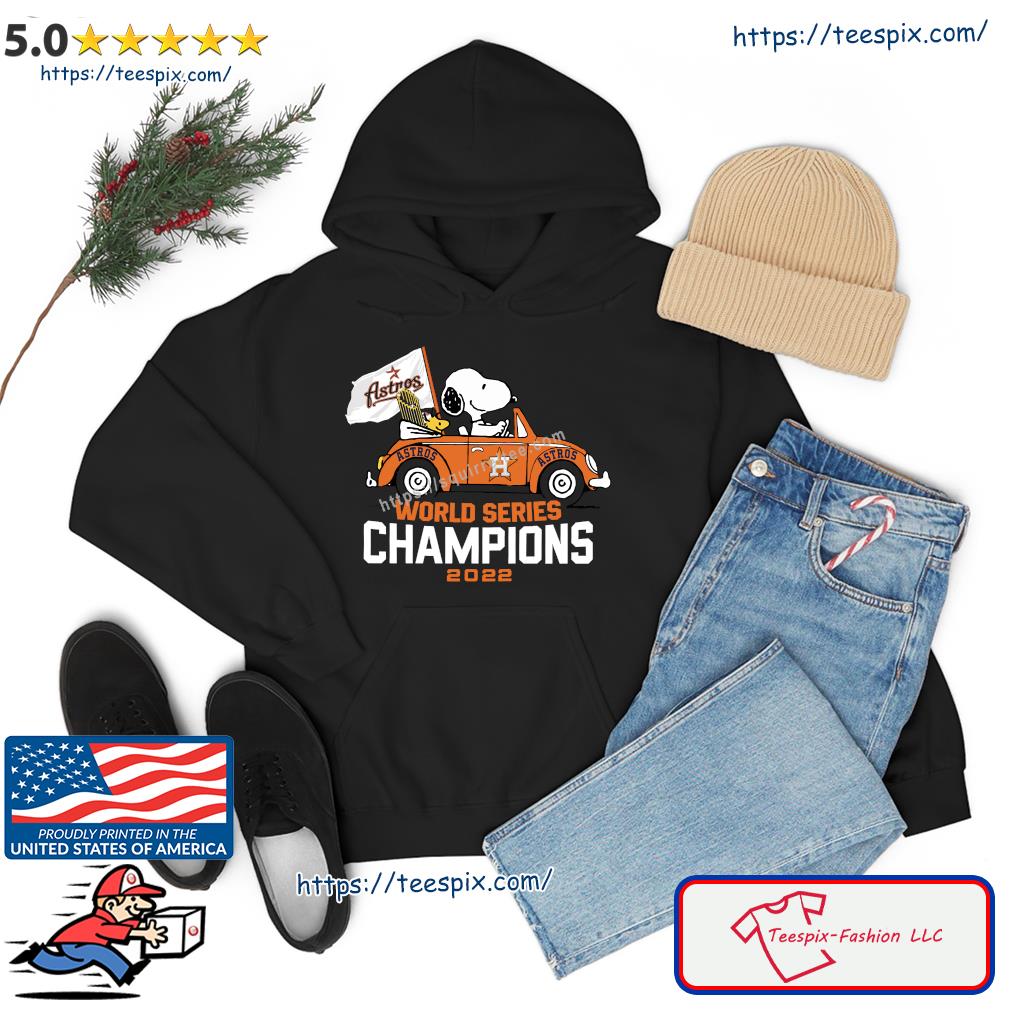 Snoopy and Woodstock drive car Houston Astros shirt, hoodie