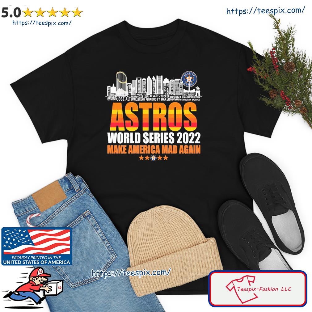 Official Houston Astros Skyline Team Players World Series Champions 2022 T- Shirt, hoodie, sweater, long sleeve and tank top