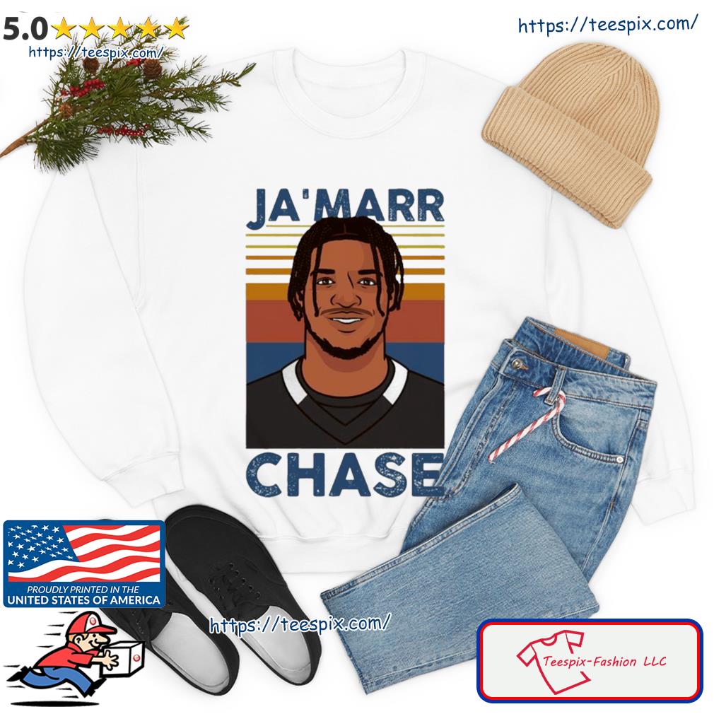 Official ja'marr chase Football pro player vintage artwork T-shirt, hoodie,  sweater, long sleeve and tank top