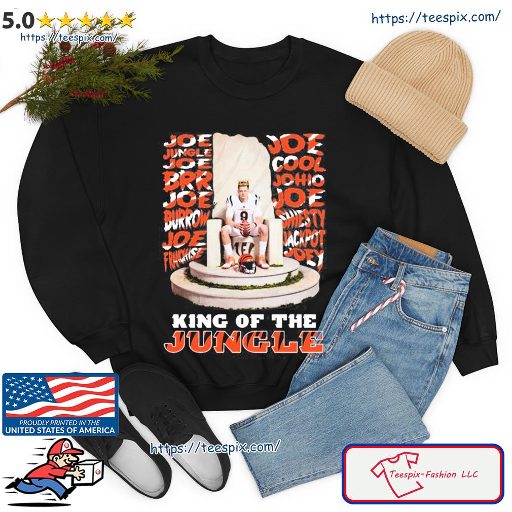 Joe Burrow King Of The Jungle T-Shirt - Teespix - Store Fashion LLC