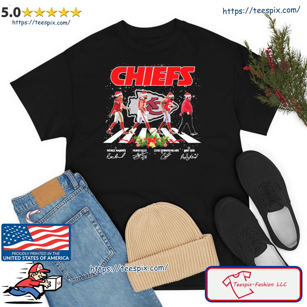 Kansas City Chiefs Abbey Road signatures shirt, hoodie, sweater