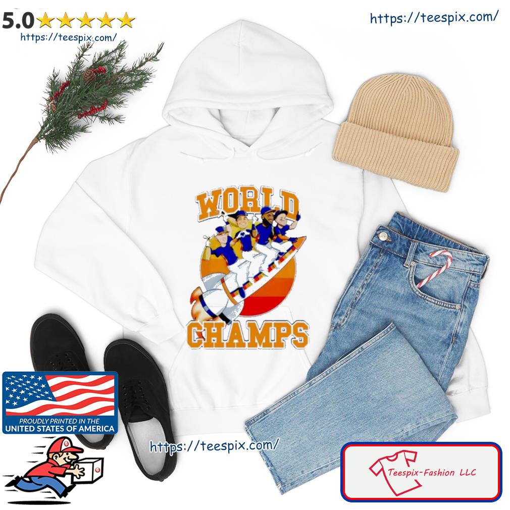 Let's Go Astros Championship World Champs Unisex Hoodie - Teeruto