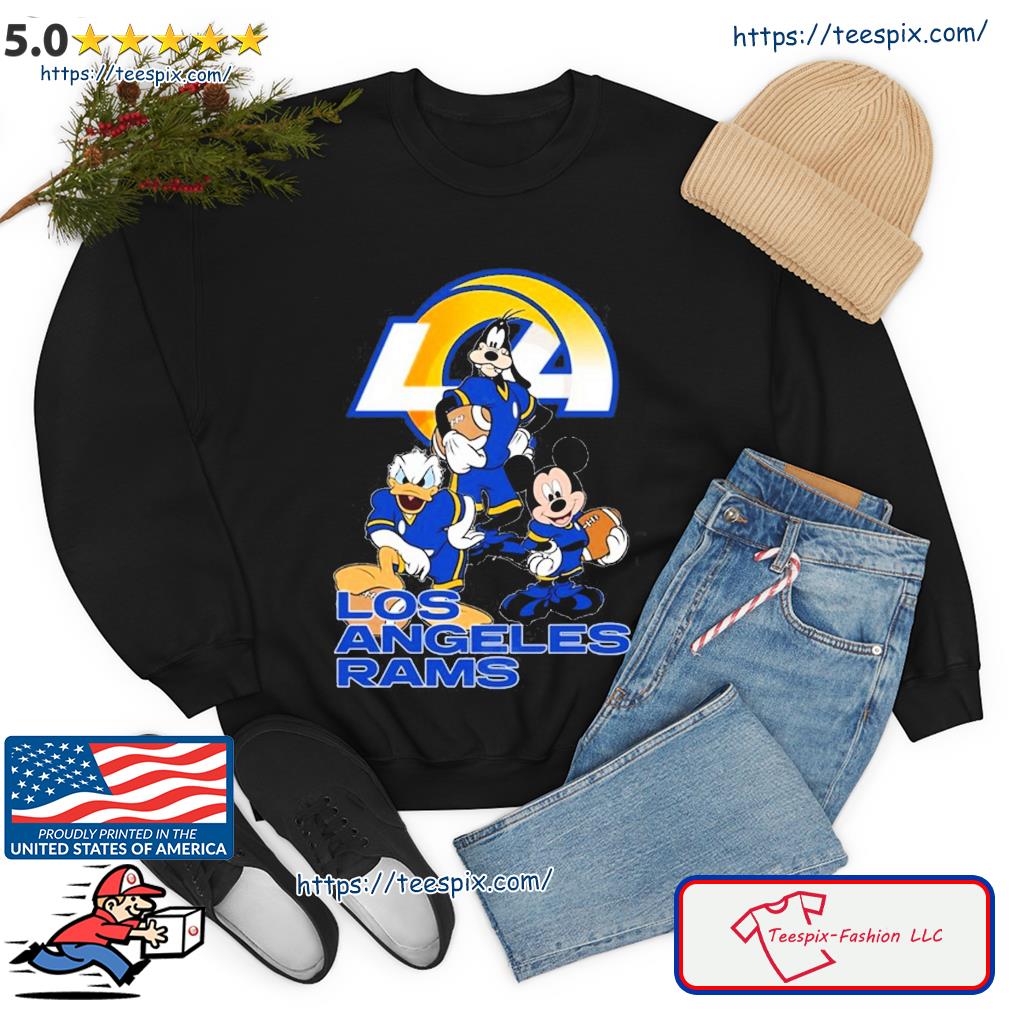 I Love The Rams Mickey Mouse Los Angeles Rams Youth T-Shirt 