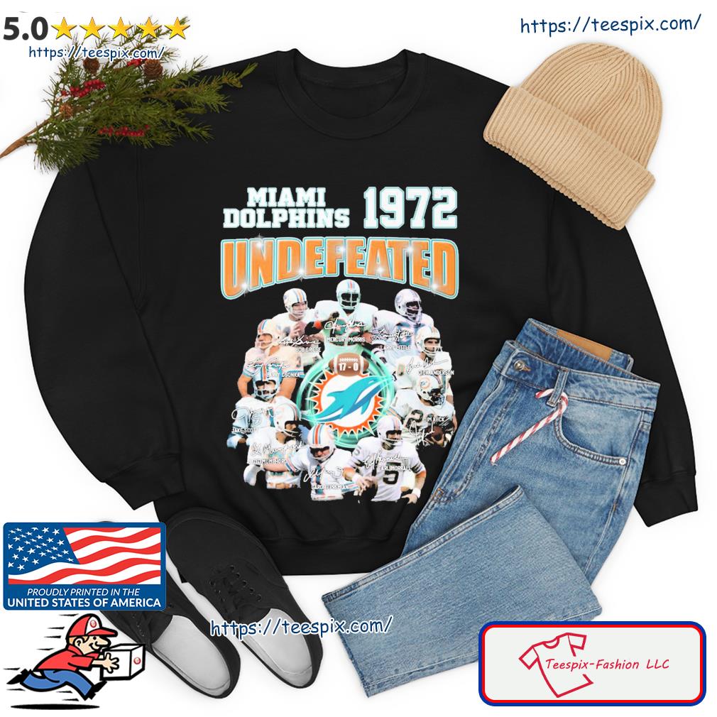 Product miamI dolphins NFL undefeated season 1972 shirt, hoodie, sweater,  long sleeve and tank top