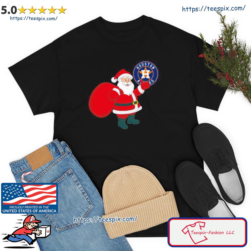 Houston Astros Santa Claus Christmas shirt